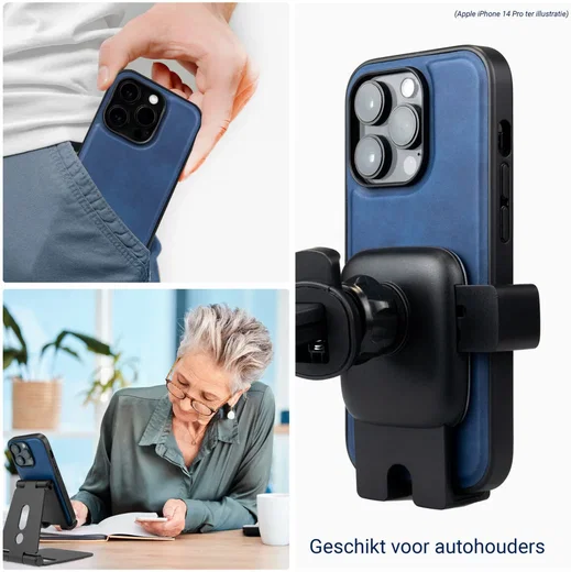 Rosso Element Uitneembaar 2-in-1 Samsung Galaxy S24 Hoesje Blauw afbeelding 2