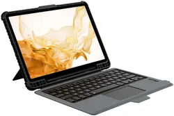 Nillkin Samsung Galaxy Tab S7/S8 Hoes met Bluetooth Toetsenbord Zwart afbeelding