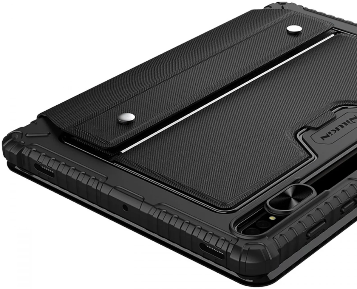 Nillkin Samsung Galaxy Tab S7/S8 Hoes met Bluetooth Toetsenbord Zwart afbeelding 15