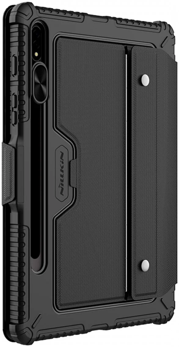 Nillkin Samsung Galaxy Tab S7/S8 Hoes met Bluetooth Toetsenbord Zwart afbeelding 2