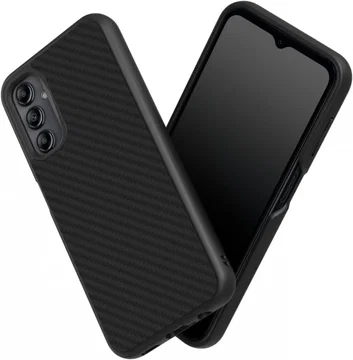 RhinoShield SolidSuit Samsung Galaxy A14 Hoesje Carbon Fiber