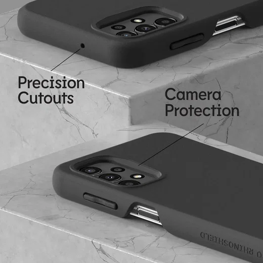 RhinoShield SolidSuit Samsung Galaxy A14 Hoesje Classic Zwart afbeelding 3
