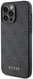 Guess Apple iPhone 15 Pro Hoesje Hard Case 4G Logo Metal Grijs afbeelding 2