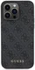Guess Apple iPhone 15 Pro Hoesje Hard Case 4G Logo Metal Grijs afbeelding 3