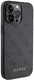 Guess Apple iPhone 15 Pro Hoesje Hard Case 4G Logo Metal Grijs afbeelding 4