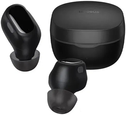 Baseus Bowie WM01 TWS Headset Draadloze Bluetooth Oordopjes Zwart afbeelding 1