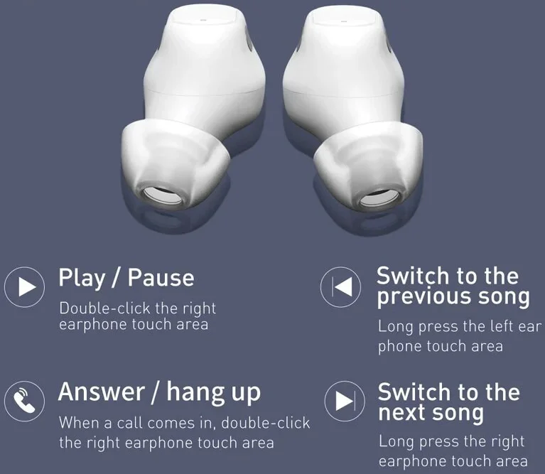 Baseus Bowie WM01 TWS Headset Draadloze Bluetooth Oordopjes Zwart afbeelding 3