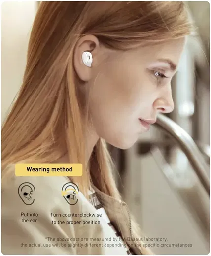 Baseus Bowie WM01 TWS Headset Draadloze Bluetooth Oordopjes Zwart afbeelding 6