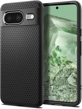 Spigen Liquid Air Google Pixel 8 Hoesje Back Cover Matte Zwart
