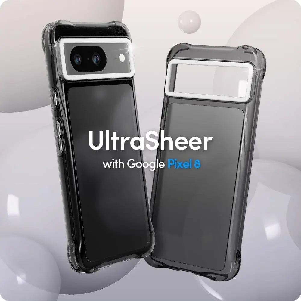 Spigen Cyrill Ultra Sheer Google Pixel 8 Hoesje Back Cover Zwart afbeelding 3