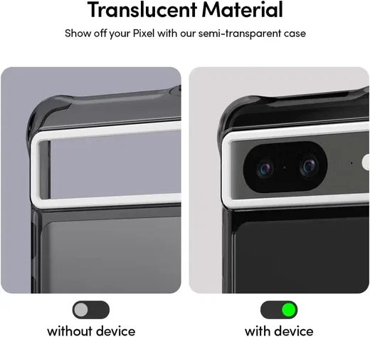 Spigen Cyrill Ultra Sheer Google Pixel 8 Hoesje Back Cover Zwart afbeelding 7