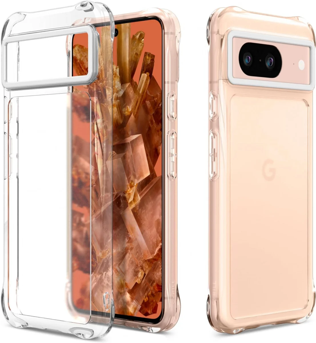 Spigen Cyrill Ultra Sheer Google Pixel 8 Hoesje Back Cover Transparant afbeelding 1