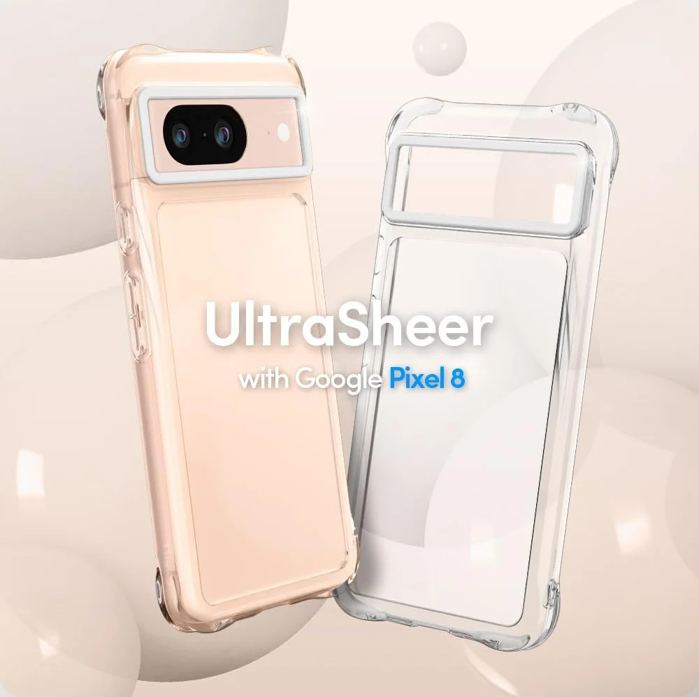 Spigen Cyrill Ultra Sheer Google Pixel 8 Hoesje Back Cover Transparant afbeelding 3