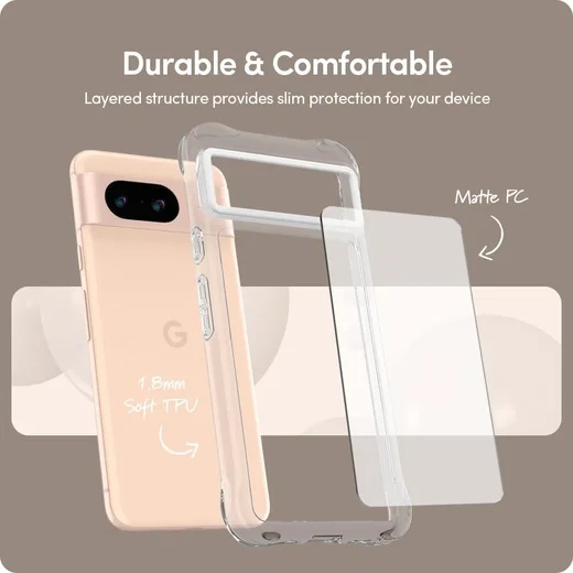 Spigen Cyrill Ultra Sheer Google Pixel 8 Hoesje Back Cover Transparant afbeelding 6