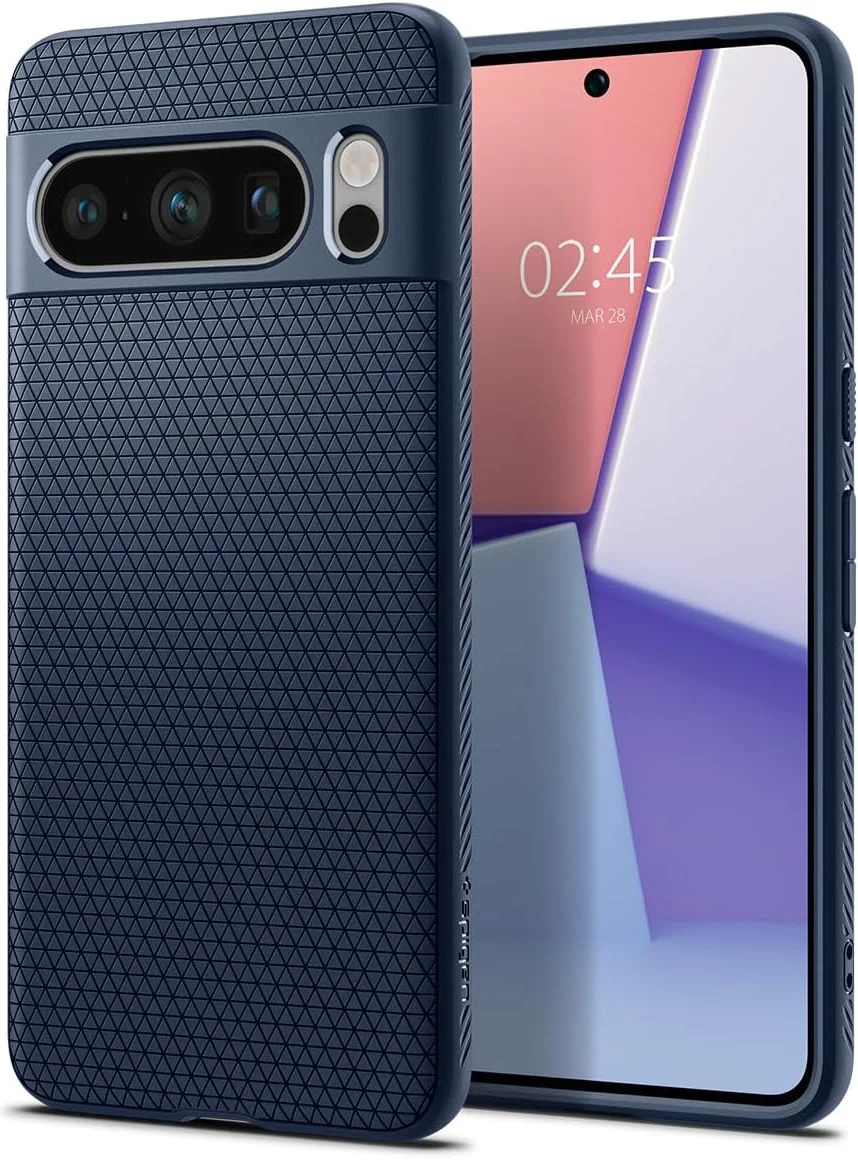 Spigen Liquid Air Google Pixel 8 Pro Hoesje Back Cover Blauw afbeelding 1