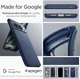 Spigen Liquid Air Google Pixel 8 Pro Hoesje Back Cover Blauw afbeelding 3