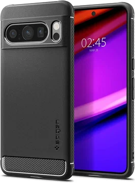 Spigen Rugged Armor Google Pixel 8 Pro Hoesje Back Cover Zwart