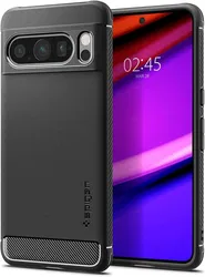 Spigen Rugged Armor Google Pixel 8 Pro Hoesje Back Cover Zwart afbeelding