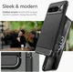 Spigen Rugged Armor Google Pixel 8 Pro Hoesje Back Cover Zwart afbeelding 4