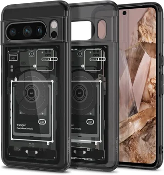 Spigen Ultra Hybrid Zero One Google Pixel 8 Pro Hoesje Grijs