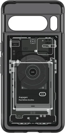 Spigen Ultra Hybrid Zero One Google Pixel 8 Pro Hoesje Grijs afbeelding 8