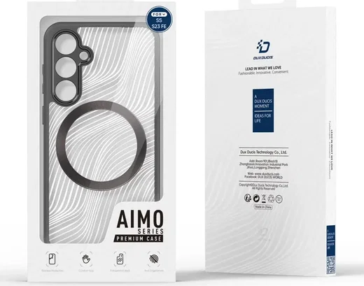 Dux Ducis Aimo Samsung Galaxy S23 FE Hoesje MagSafe Back Cover Zwart afbeelding 10