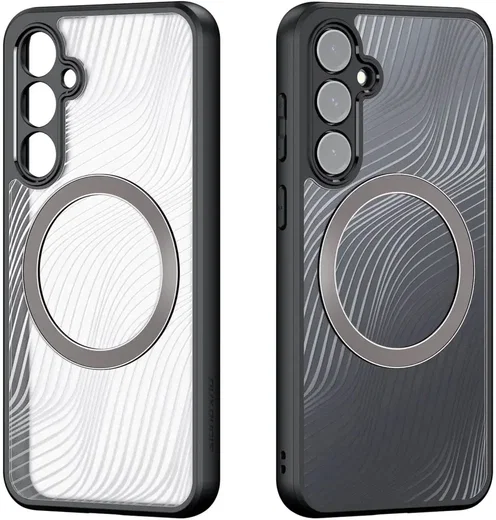 Dux Ducis Aimo Samsung Galaxy S23 FE Hoesje MagSafe Back Cover Zwart afbeelding 2