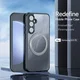 Dux Ducis Aimo Samsung Galaxy S23 FE Hoesje MagSafe Back Cover Zwart afbeelding 3