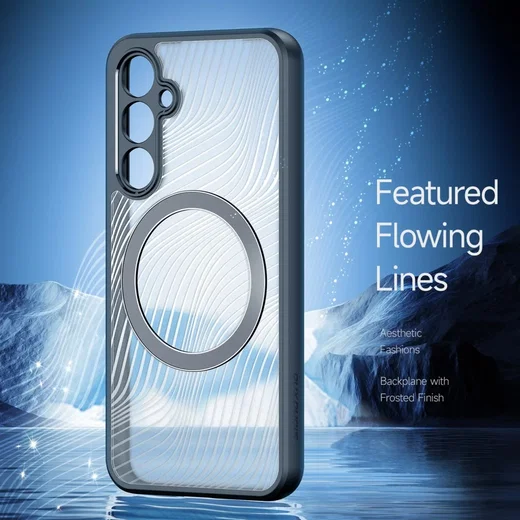 Dux Ducis Aimo Samsung Galaxy S23 FE Hoesje MagSafe Back Cover Zwart afbeelding 5