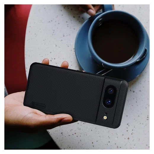 Nillkin Super Frosted Shield Google Pixel 8 Hoesje Back Cover Zwart afbeelding 9