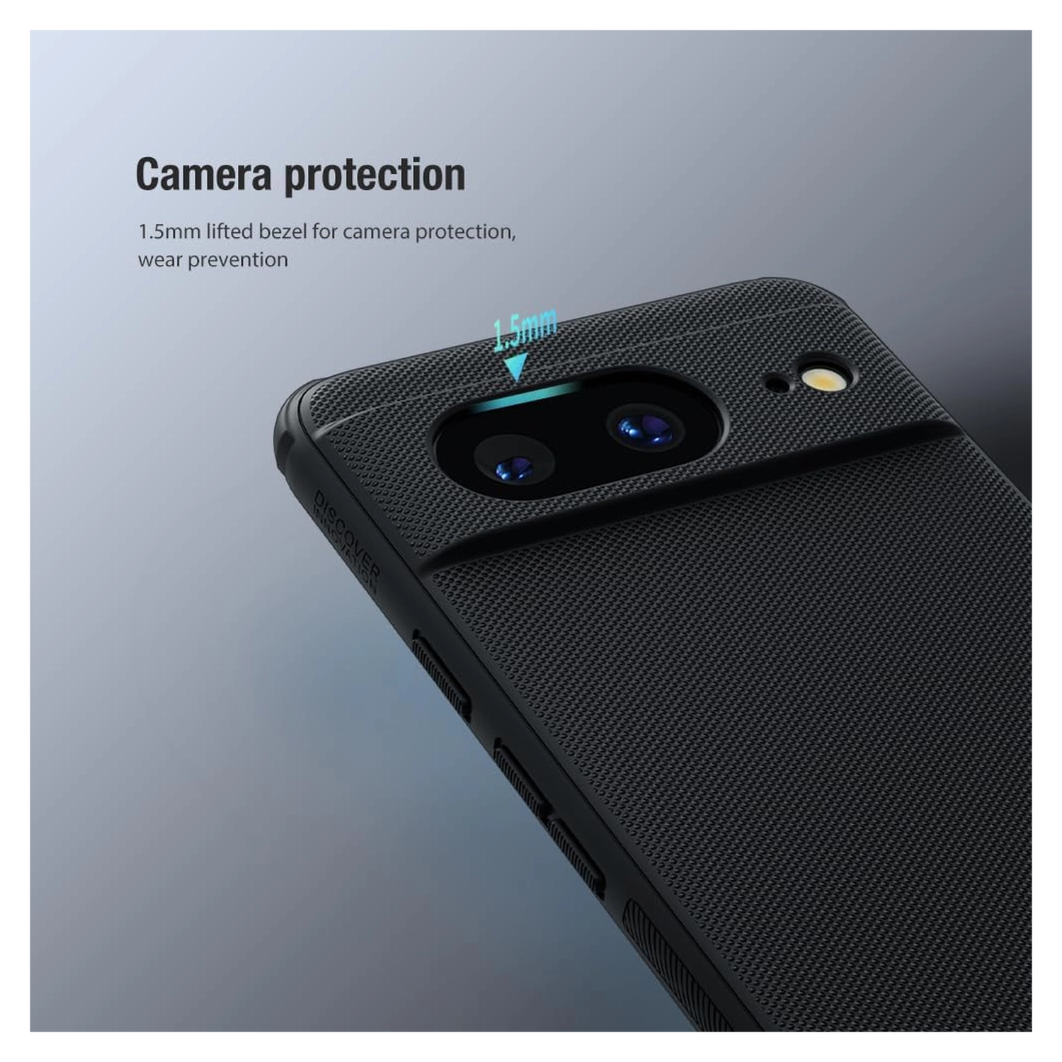 Nillkin Super Frosted Shield Google Pixel 8 Hoesje Back Cover Zwart afbeelding 8