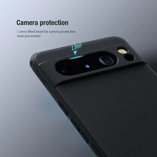 Nillkin Super Frosted Shield Google Pixel 8 Pro Hoesje Zwart afbeelding 3
