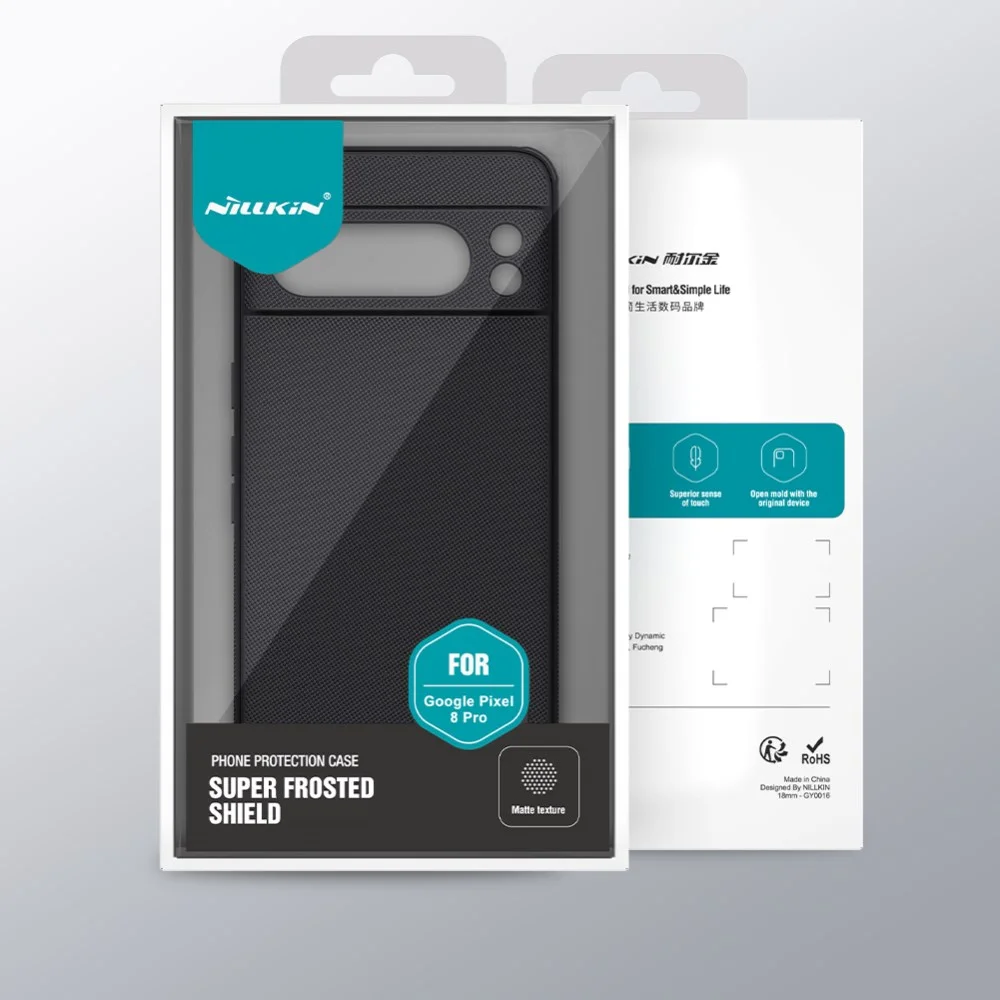 Nillkin Super Frosted Shield Google Pixel 8 Pro Hoesje Zwart afbeelding 9