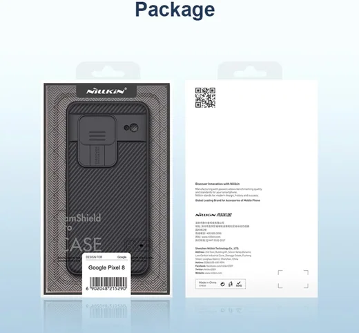 Nillkin CamShield Google Pixel 8 Hoesje met Camera Slider Zwart afbeelding 12