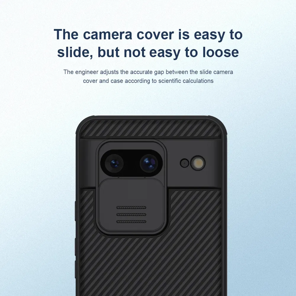 Nillkin CamShield Google Pixel 8 Hoesje met Camera Slider Zwart afbeelding 4