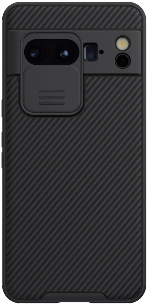 Nillkin CamShield Google Pixel 8 Pro Hoesje met Camera Slider Zwart afbeelding 1