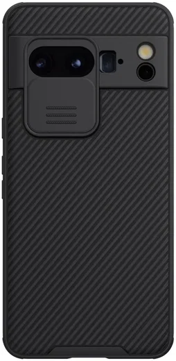 Nillkin CamShield Google Pixel 8 Pro Hoesje met Camera Slider Zwart afbeelding 1