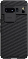 Nillkin CamShield Google Pixel 8 Pro Hoesje met Camera Slider Zwart afbeelding