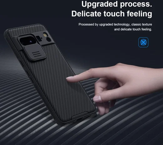 Nillkin CamShield Google Pixel 8 Pro Hoesje met Camera Slider Zwart afbeelding 7