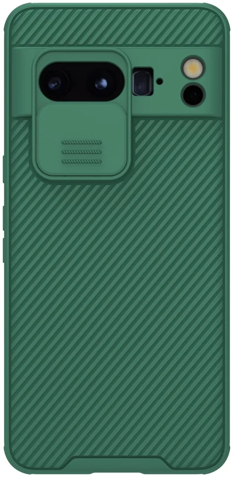Nillkin CamShield Google Pixel 8 Pro Hoesje met Camera Slider Groen afbeelding 1