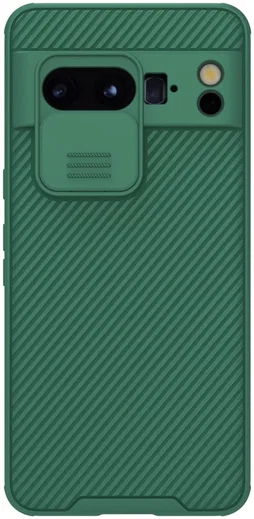Nillkin CamShield Google Pixel 8 Pro Hoesje met Camera Slider Groen afbeelding 1