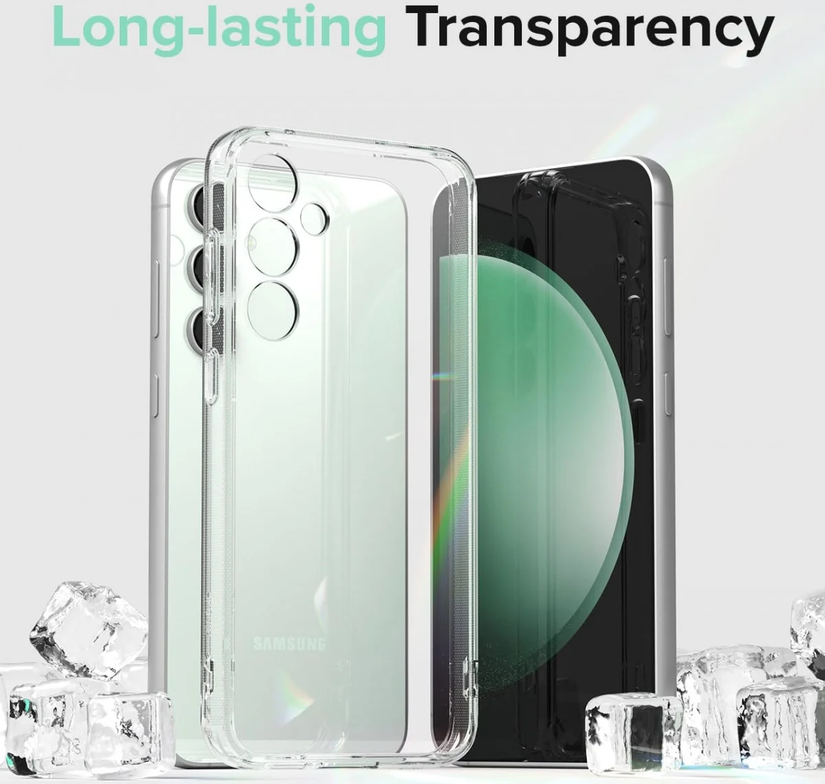 Ringke Fusion Samsung Galaxy S23 FE Hoesje Back Cover Transparant afbeelding 3