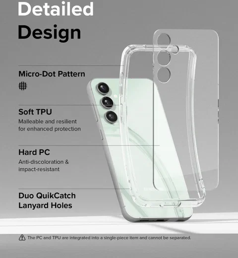 Ringke Fusion Samsung Galaxy S23 FE Hoesje Back Cover Transparant afbeelding 7