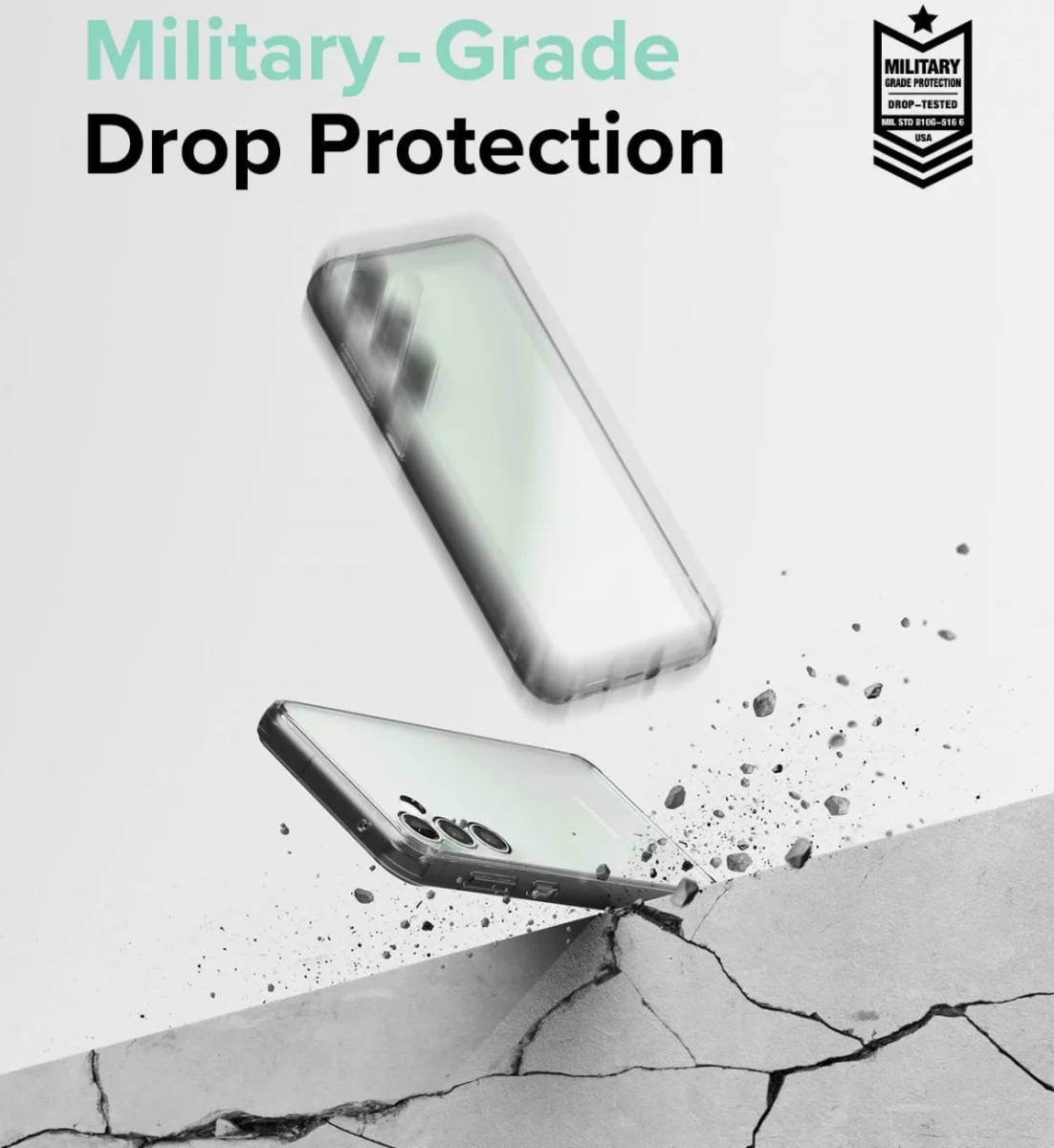 Ringke Fusion Samsung Galaxy S23 FE Hoesje Back Cover Zwart afbeelding 5