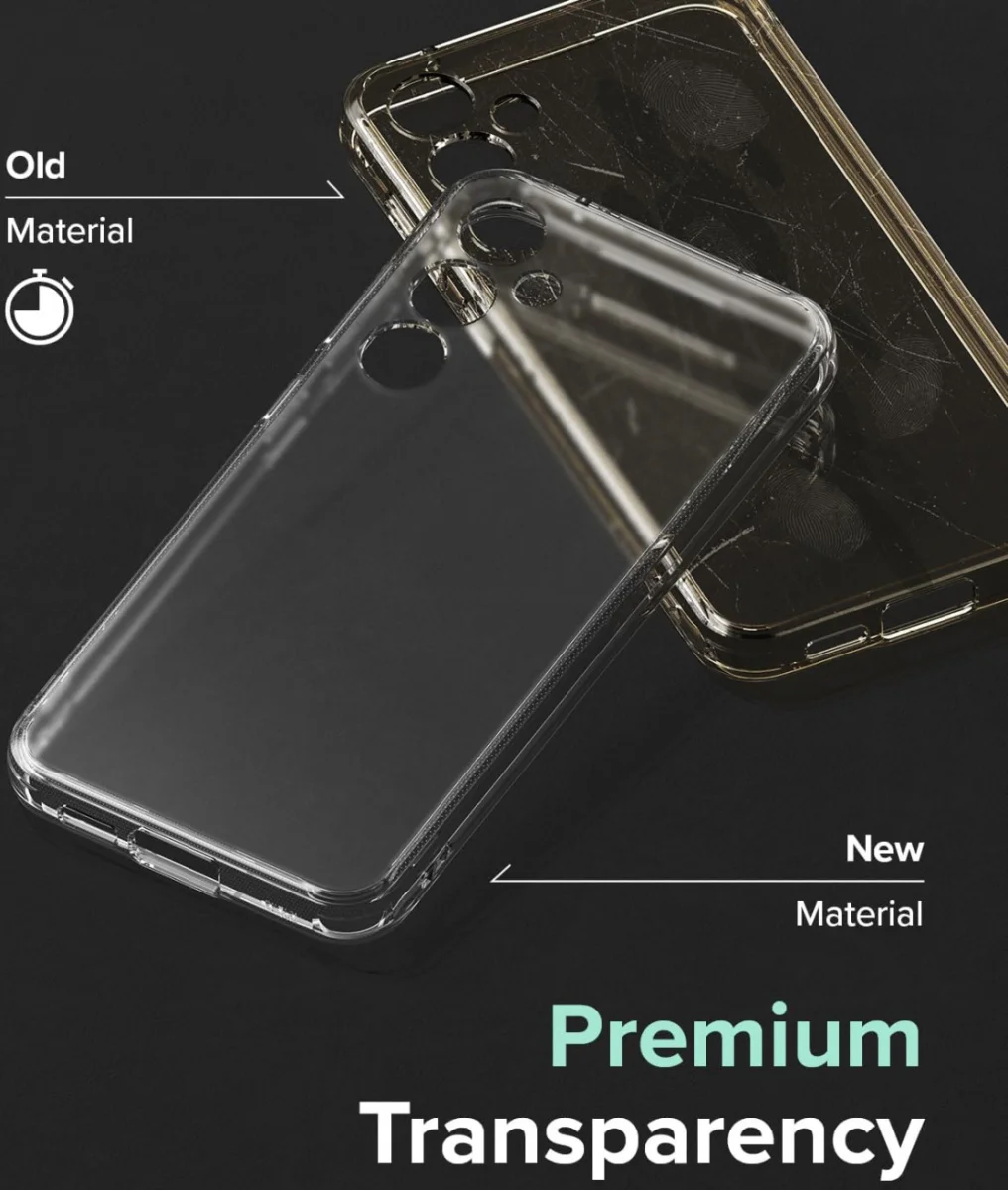 Ringke Fusion Samsung Galaxy S23 FE Hoesje Back Cover Matte Clear afbeelding 6