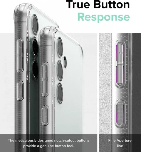 Ringke Fusion Samsung Galaxy S23 FE Hoesje Back Cover Matte Clear afbeelding 9