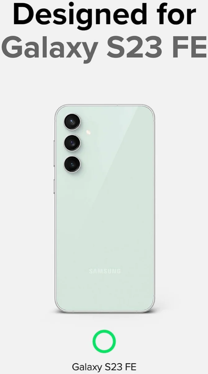 Ringke Onyx Samsung Galaxy S23 FE Hoesje Flexibel TPU Back Cover Zwart afbeelding 4