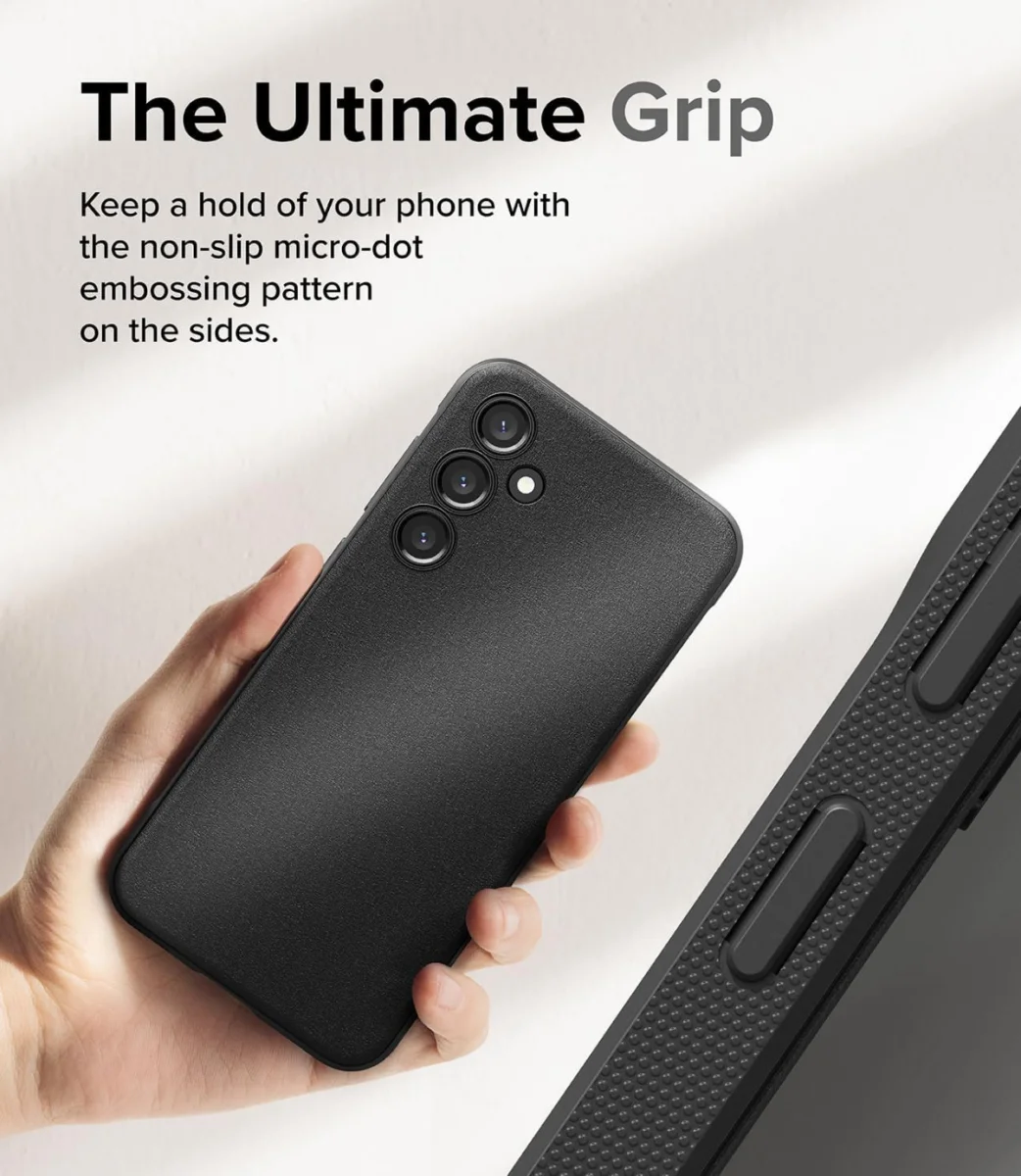 Ringke Onyx Samsung Galaxy S23 FE Hoesje Flexibel TPU Back Cover Zwart afbeelding 5