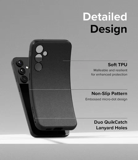 Ringke Onyx Samsung Galaxy S23 FE Hoesje Flexibel TPU Back Cover Zwart afbeelding 7