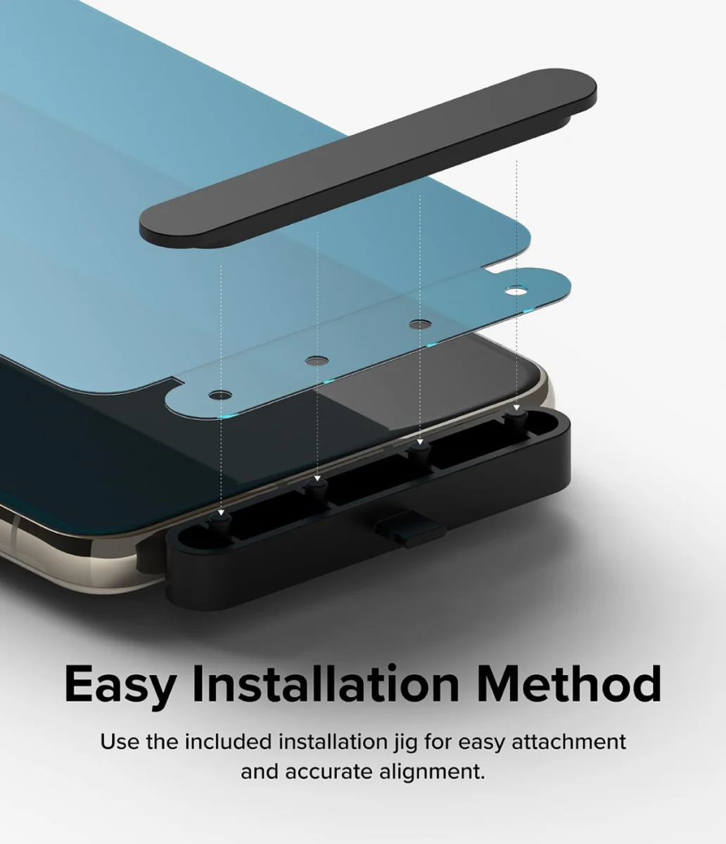 Ringke Dual Easy Film Google Pixel 8 Pro Screen Protector met Jig 2-Pack afbeelding 4